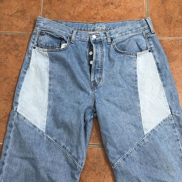 ETICA Sai Paneled in Galera Two Tone working Jeans Size 31 - Picture 3 of 12